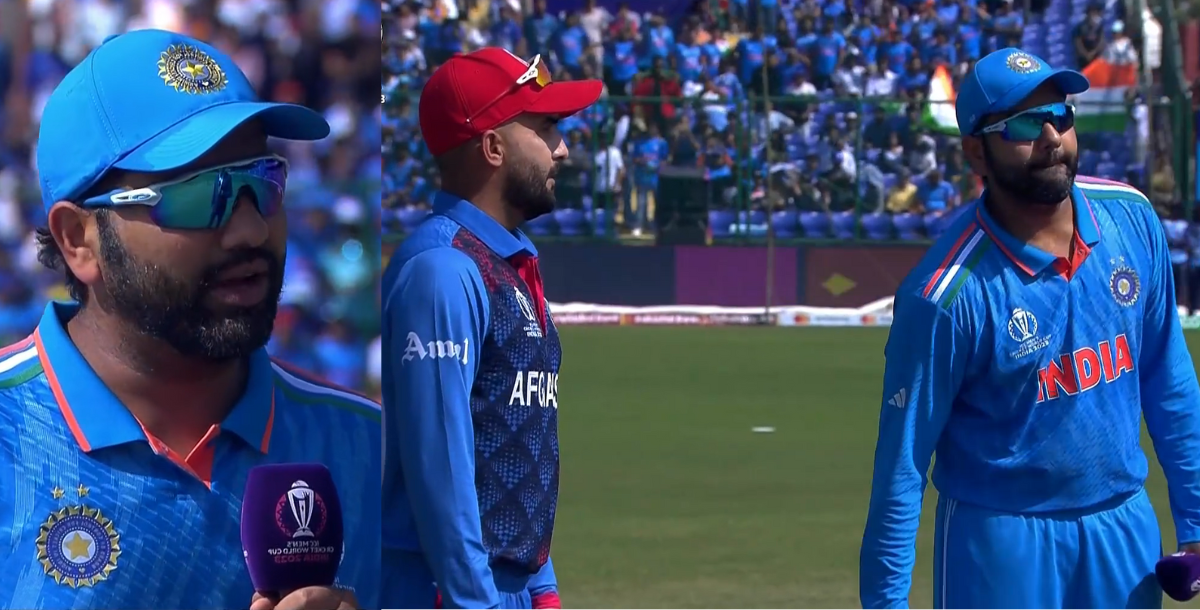ind vs afg afghanistan won the toss and elected to bating first against India in world cup 2023