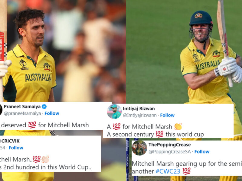 "मैक्सवेल की आत्मा आ गई क्या", बांग्लादेश के खिलाफ 177 रन जड़कर छाए Mitchell Marsh, फैंस ने दिए गजब रिएक्शन