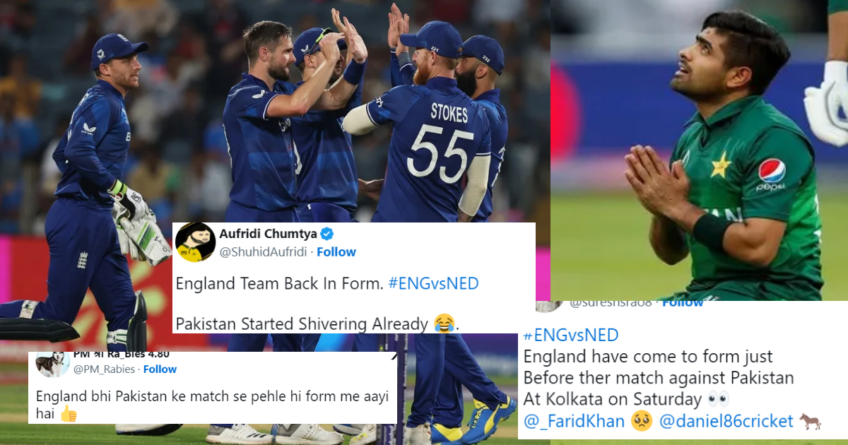 ENG vs NED: "अब तुम्हारा क्या होगा पड़ोसियों", पाकिस्तान से भिड़ने से पहले फॉर्म में लौटी इंग्लैंड, तो भारतीय फैंस ने उड़ाई खिल्ली