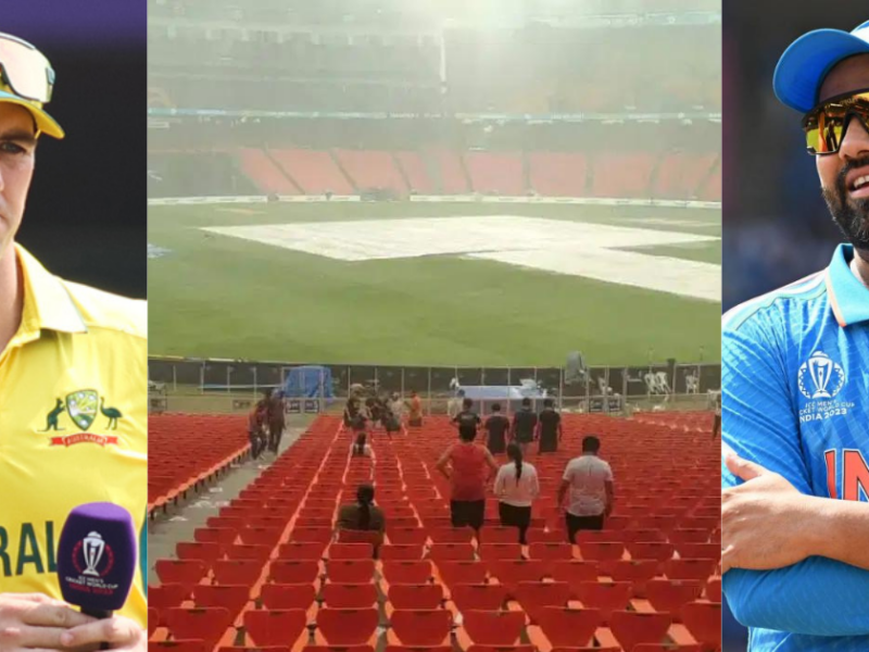IND vs AUS ahmedabad narendra modi stadium weather and pitch report 19th november
