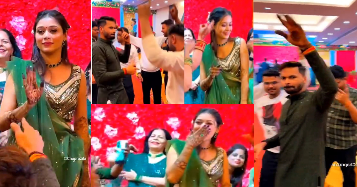Mukesh Kumar ने शादी में काटा बवाल, अपनी दुल्हन के साथ भोजपुरी गाने पर जमकर किया डांस, VIDEO वायरल