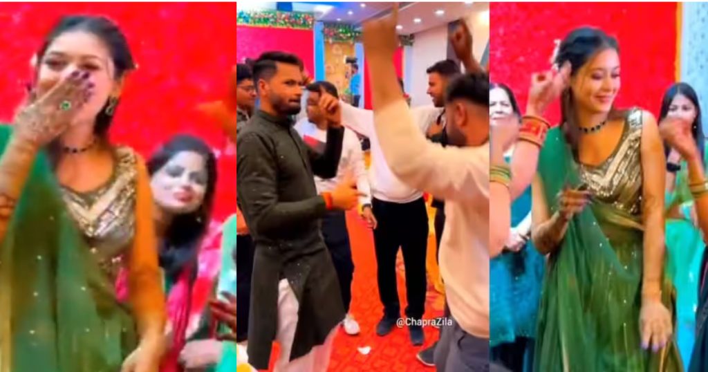 मुकेश कुमार ने शादी में काटा बवाल, अपनी दुल्हन के साथ भोजपुरी गाने पर जमकर किया डांस, VIDEO वायरल