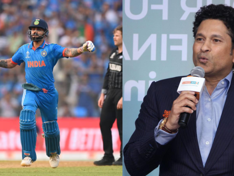 Sachin Tendulkar became emotional after breaking the record of his 50th ODI century gave a big statement about Virat Kohli