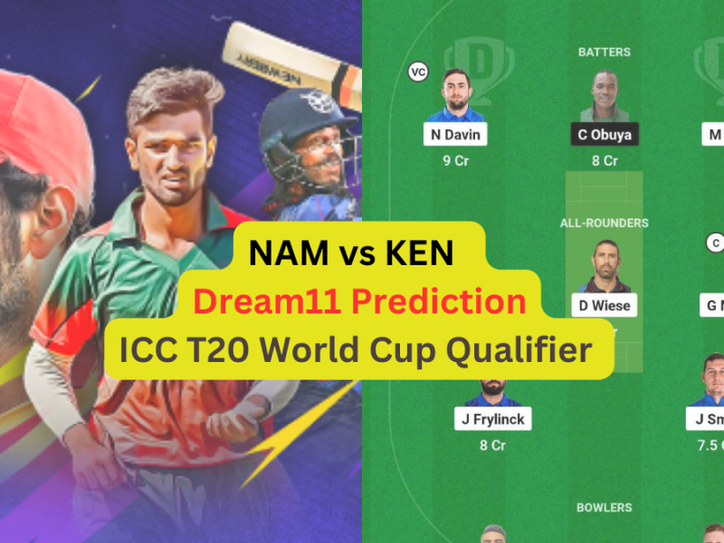 NAM vs KEN Dream11 Prediction in Hindi, Fantasy Cricket Tips, प्लेइंग इलेवन, पिच रिपोर्ट, Dream11 Team – ICC Men’s T20 World Cup Africa Qualifier, 2023