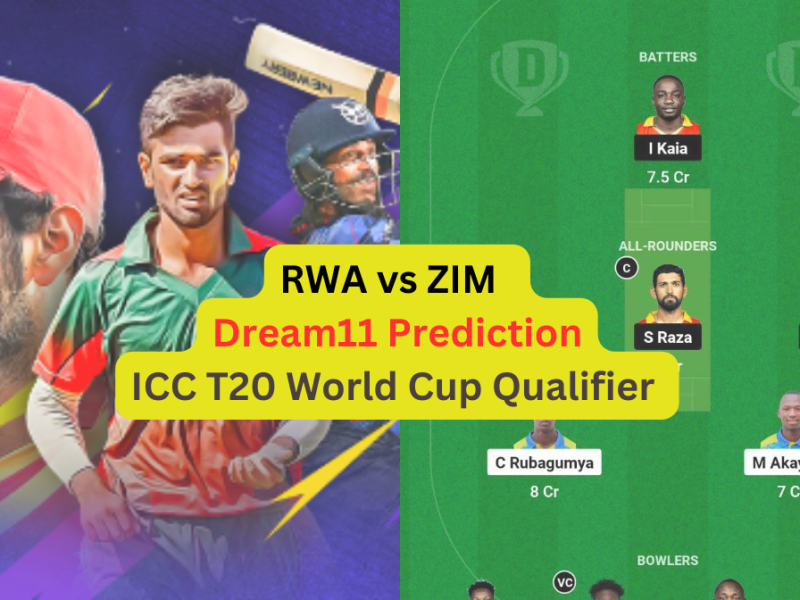 RWA vs ZIM Dream11 Prediction in Hindi, Fantasy Cricket Tips, प्लेइंग इलेवन, पिच रिपोर्ट, Dream11 Team – ICC Men’s T20 World Cup Africa Qualifier, 2023