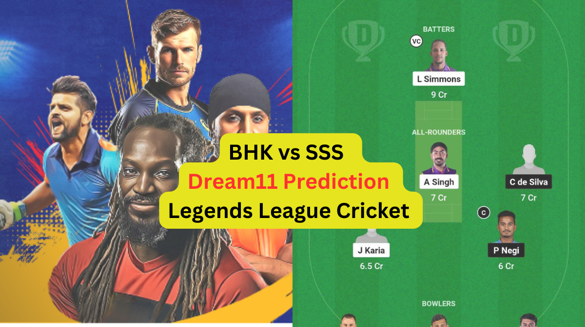 BHK vs SSS Dream11 Prediction in Hindi, Fantasy Cricket Tips, प्लेइंग इलेवन, पिच रिपोर्ट, Dream11 Team, इंजरी अपडेट – Legends League Cricket, 2023