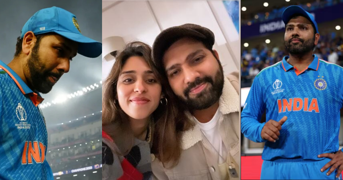 riitka sajdeh shares 1st photo with rohit sharma after world cup 2023