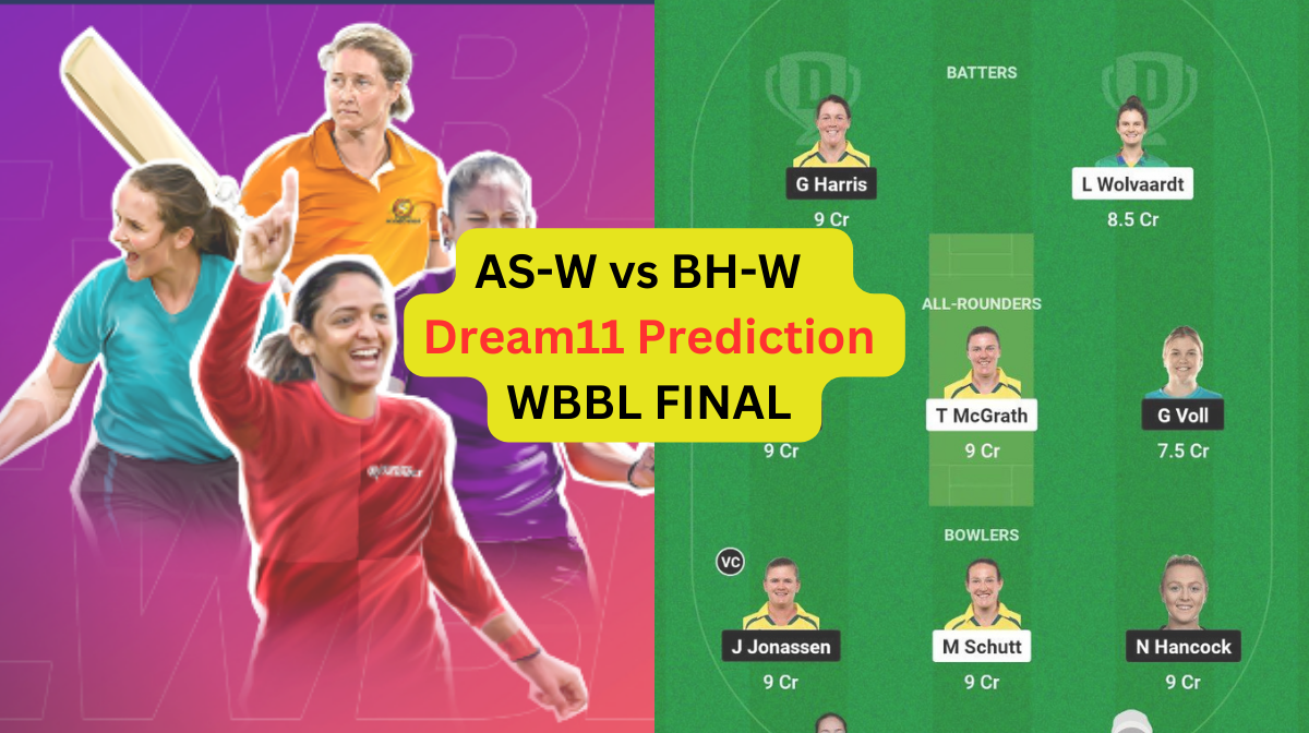 BH-W vs AS-W Dream11 Prediction With Stats, Pitch Report & Player Record of  Women's Big Bash League (WBBL), 2023 For Match 35 • ProBatsman