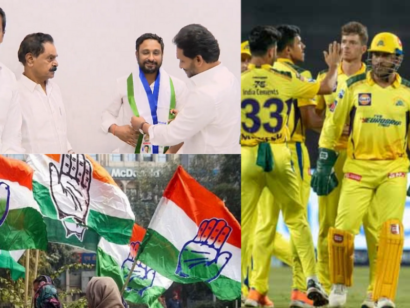 former team india and csk player ambati rayudu joins congress ysrcp party