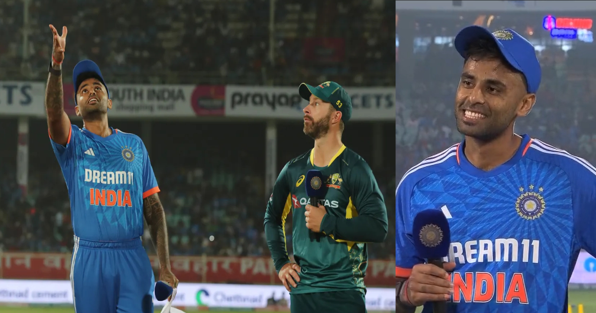 IND vs AUS: ऑस्ट्रेलिया ने टॉस जीतकर चुनी गेंदबाजी, सूर्यकुमार यादव ने प्लेइंग-XI में किए 4 बड़े बदलाव