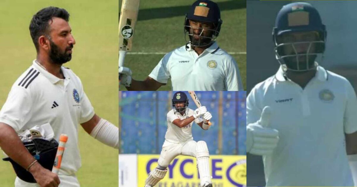 6,6,6,4,4,4... इंग्लैंड के खिलाफ नहीं मिला मौका तो रणजी में गरजा Cheteshwar Pujara का बल्ला ठोक डाले 335 रन 