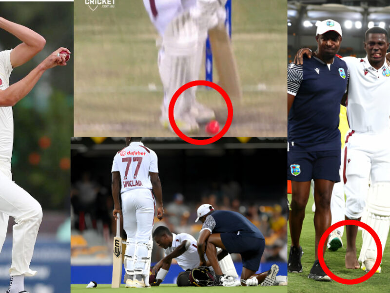 VIDEO: Mitchell Starc ने दागी जसप्रीत बुमराह से भी घातक यॉर्कर, विंडीज बल्लेबाज का टूट गया पैर, कंधों पर जाना पड़ा बाहर