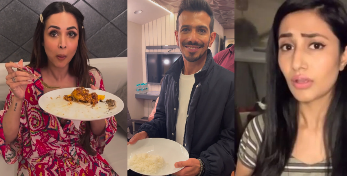 yuzvendra chahal goes for lunch with bollywood actress malaika arora video viral