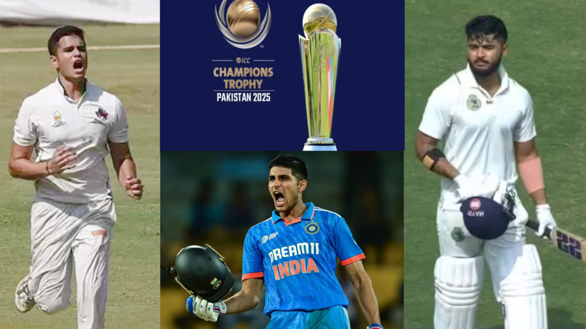 गिल कप्तान, रियान पराग-अर्जुन तेंदुलकर का डेब्यू तय, Champion Trophy 2025 के लिए 15 सदस्यीय टीम इंडिया का हुआ ऐलान