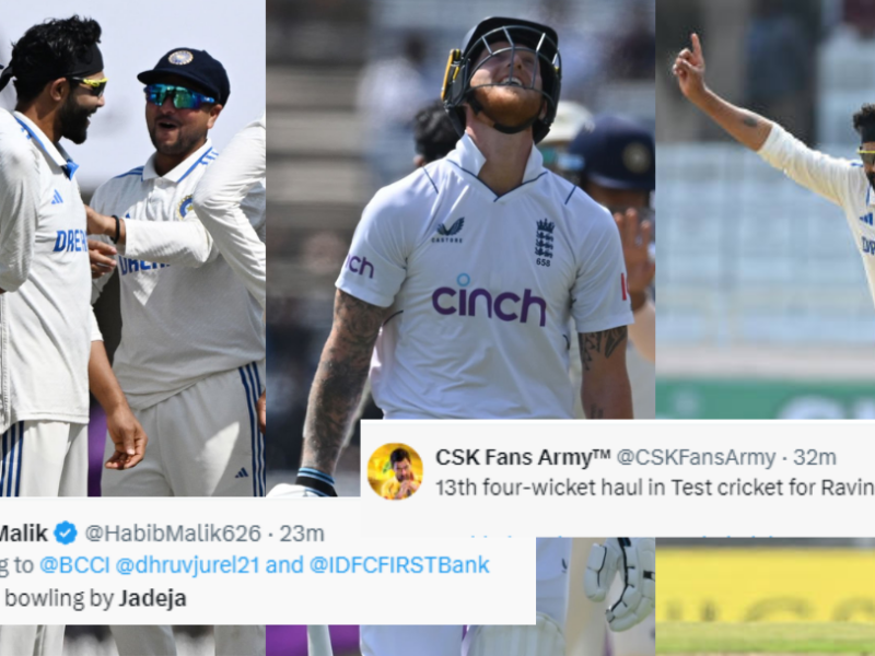Ravindra Jadeja gave England all out by taking 3 wickets on the second day of the fourth test of ind vs eng and the fans praised it.
