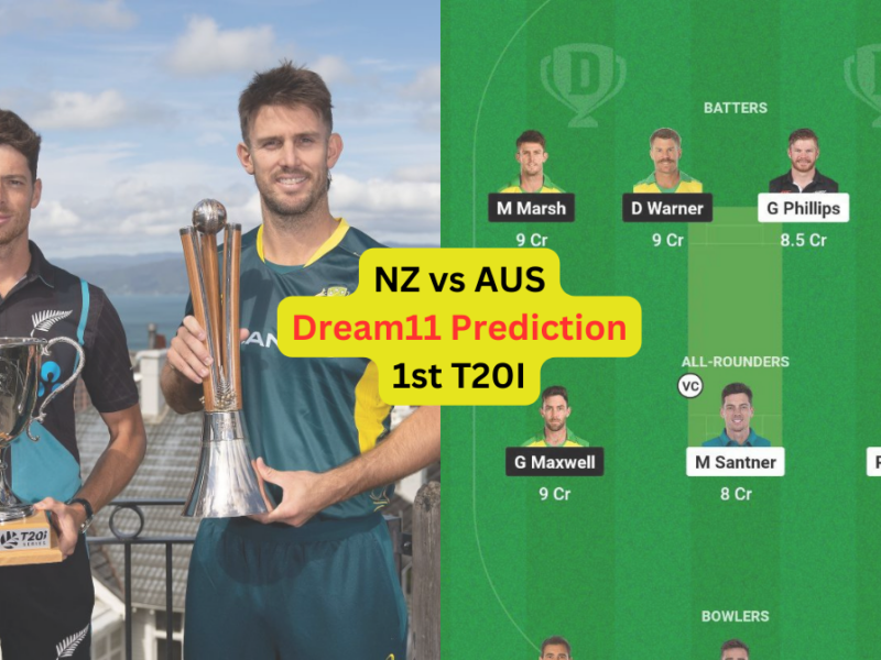 NZ vs AUS Dream11 Prediction in Hindi, Fantasy Cricket Tips, प्लेइंग इलेवन, पिच रिपोर्ट, Dream11 Team, इंजरी अपडेट – 1st T20, 2024