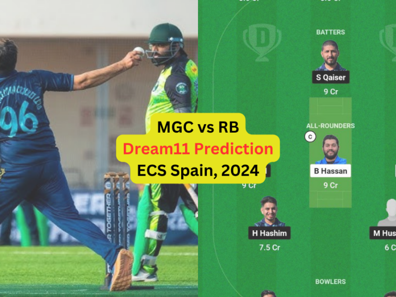 MGC vs RB Dream11 Prediction in Hindi, Fantasy Cricket Tips, प्लेइंग इलेवन, पिच रिपोर्ट, Dream11 Team, इंजरी अपडेट – ECS Spain, 2024