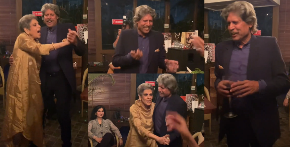 kapil-dev-seen-dancing-with-wife-romi-bhatia-and other girld on-his-65th-birthday-video-gone-viral
