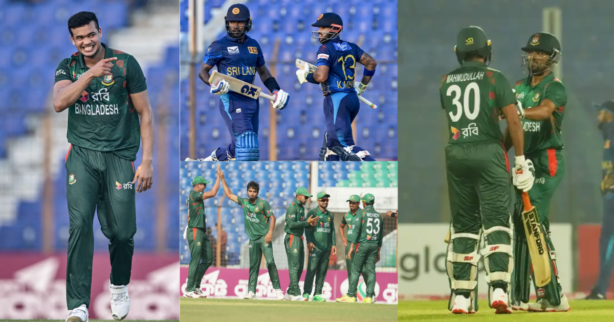 BAN vs SL Bangladesh defeated Sri Lanka by 6 wickets in the first ODI match