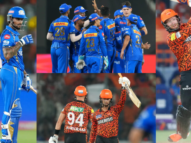 SRH vs MI Highlights: 31 चौके- 38 छक्के, T20 मैच में बने 523 रन, हर गेंद बन गई हाइलाइट, हैदराबाद ने मुंबई की हवा कर दी टाइट