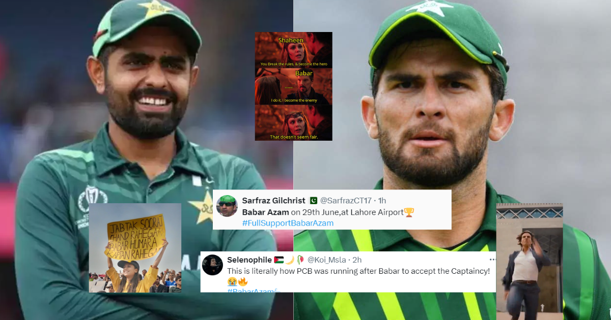 babar-azam again became the captain of Pakistan team Indian fans made fun of PCB reactions viral