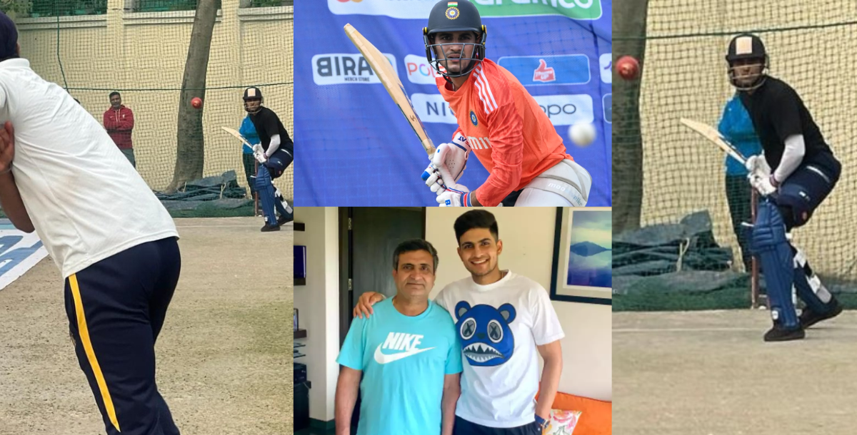 ahead-ind-vs-eng-5th-test-match-shubman-gill-practice-with-his-father-photos-goes-viral