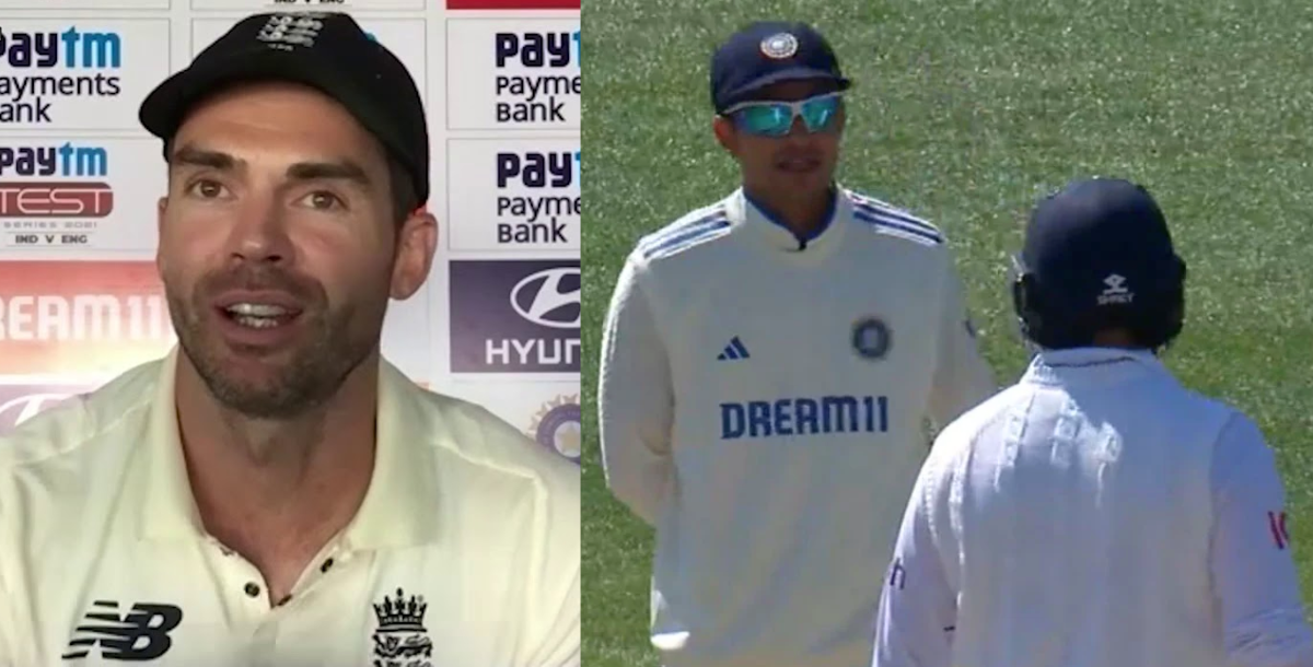 james anderson reveals the dispute with shubman gill in dharamshala test