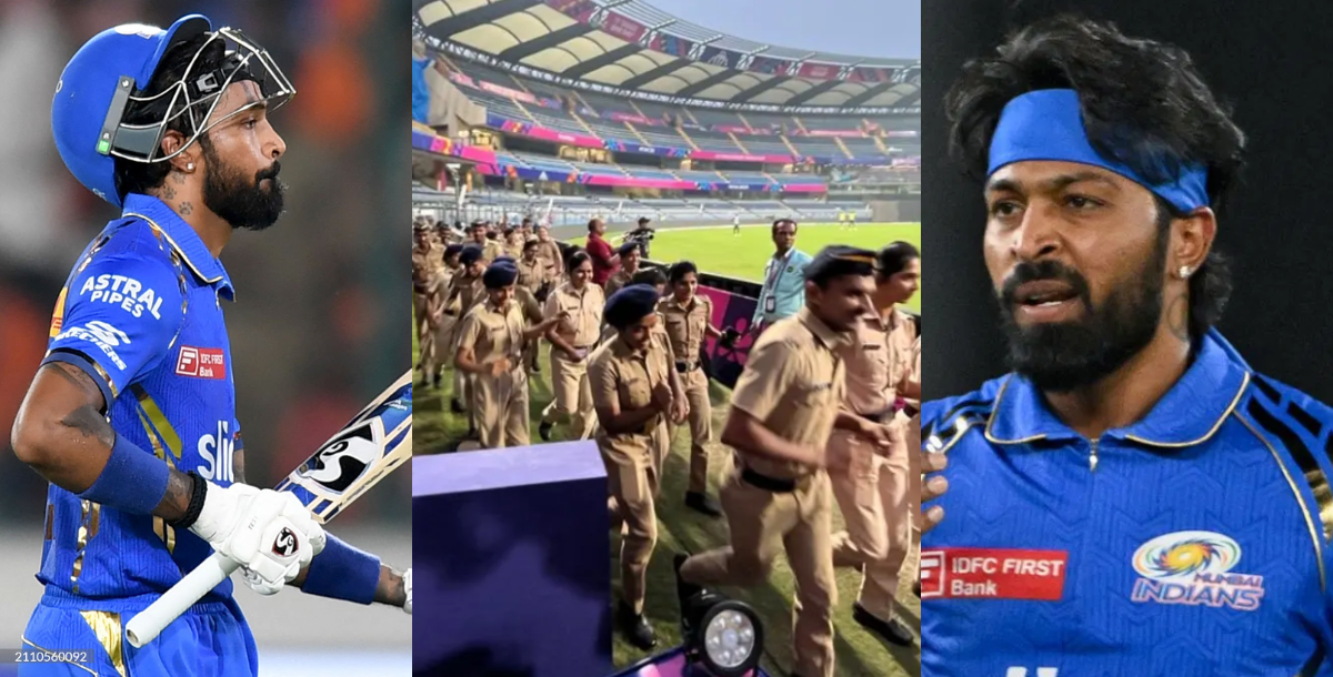 3 thousand policemen deployed behind mi dugout to safe hardik pandya from fans during ipl 2024