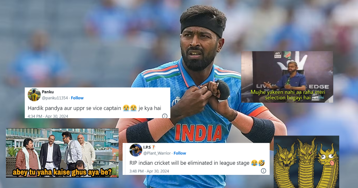 Fans trolled BCCI after seeing Hardik Pandya's selection in t20 world cup 2024 team