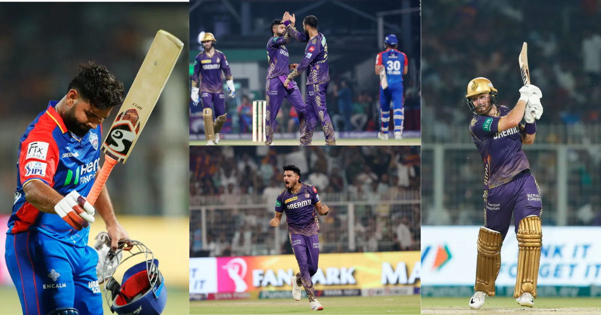 KKR vs DC Highlights: 30 चौके 12 छक्के, चक्रवर्ती से चक्रव्यूह में फंसी दिल्ली, फिर पुराने साथी ने लिया इंतकाम, 60 मिनट में हो गया काम-तमाम