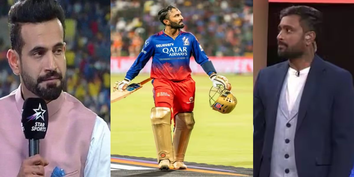 VIDEO irfan pathan and ambati rayudu debate on dinesh karthik selected in t20 world cup 2024