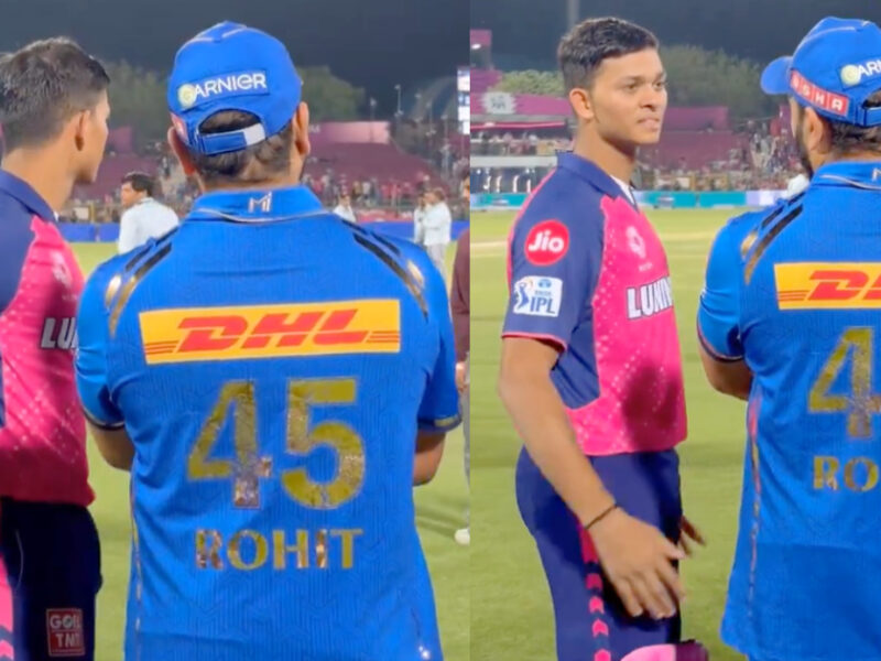 "मुझे और कुछ नहीं चाहिए बस", मैच के बाद रोहित शर्मा से अकेले में यह क्या कहते नजर आए Yashasvi jaiswal, वायरल हुआ VIDEO