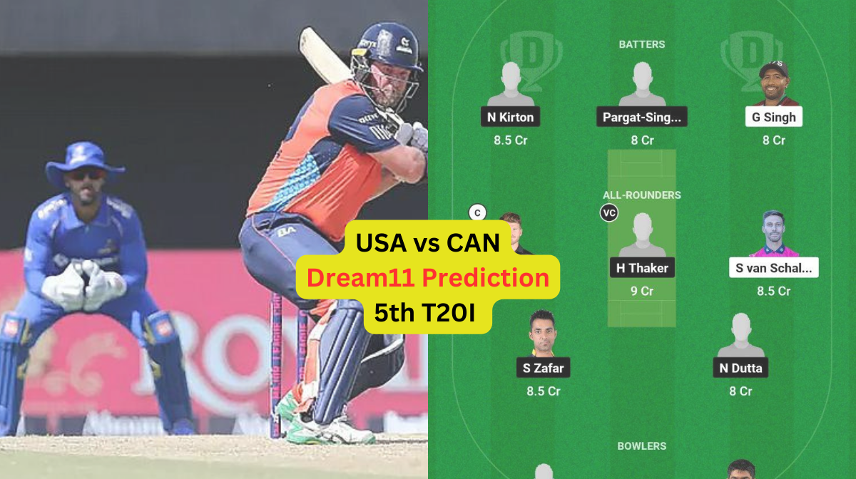 USA vs CAN Dream11 Prediction in Hindi, 5th T20I, प्लेइंग इलेवन, पिच रिपोर्ट, Dream11 Team, इंजरी अपडेट – T20I Series, 2024
