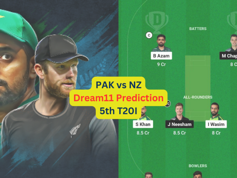 PAK vs NZ Dream11 Prediction in Hindi, 5th T20I, प्लेइंग इलेवन, पिच रिपोर्ट, Dream11 Team, इंजरी अपडेट – New Zealand tour of Pakistan, 2024