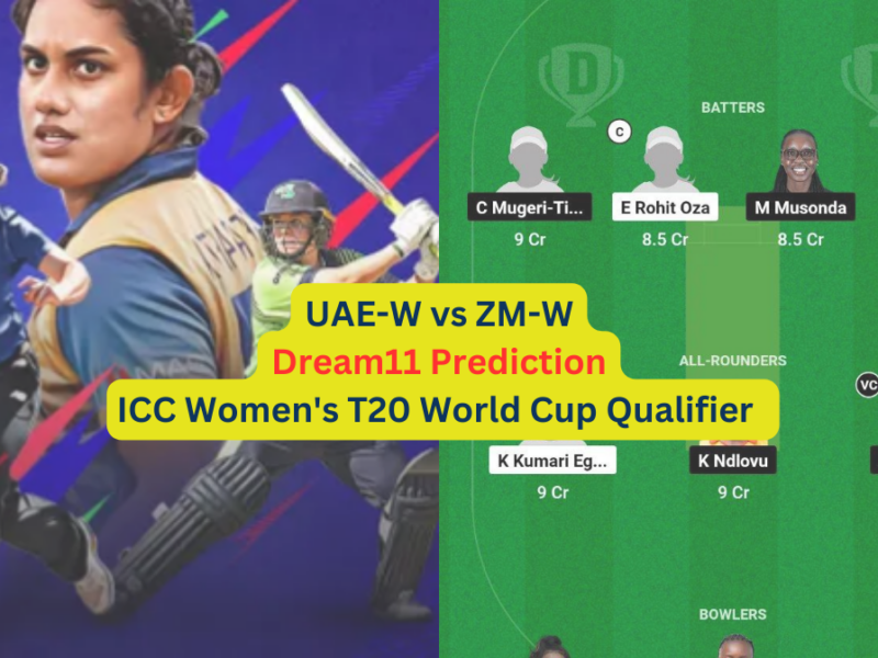 UAE-W vs ZM-W Dream11 Prediction in Hindi, Match 7, प्लेइंग इलेवन, पिच रिपोर्ट, Dream11 Team, इंजरी अपडेट – ICC Women’s T20 World Cup Qualifier