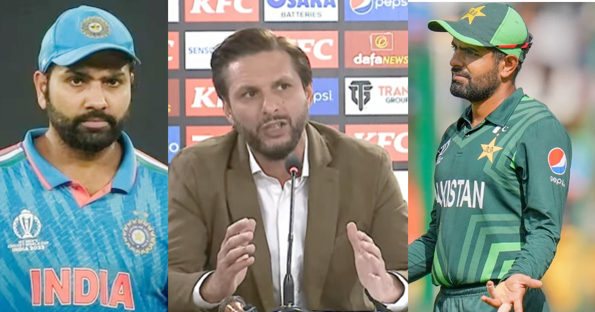 shahid afridi gave reply on rohit sharma statement about ind vs pak series