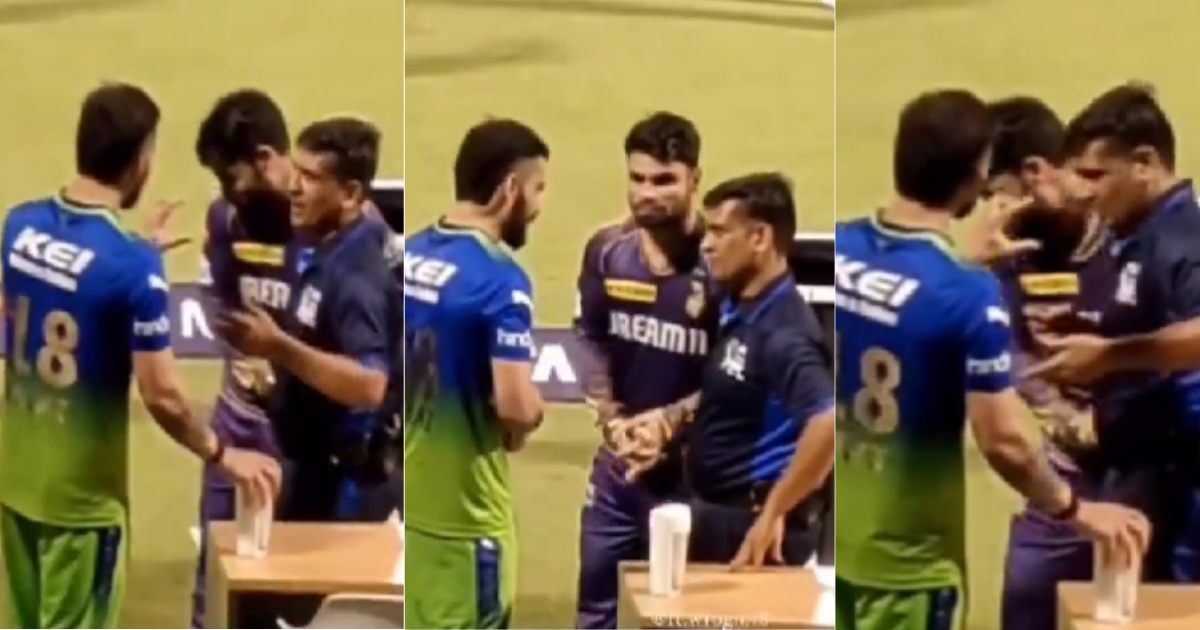 Virat Kohli ने मैच खत्म होते ही अंपायर की लगा डाली क्लास, रिंकू सिंह को करना पड़ा बीच-बचाव, VIDEO वायरल
