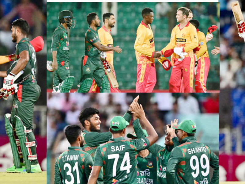 BAN vs ZIM: बांग्लादेश ने पहले टी20 में जिम्बाब्वे को चटाई धूल, 8 विकेट से करारी शिकस्त देकर सीरीज पर बनाई 1-0 से बढ़त 