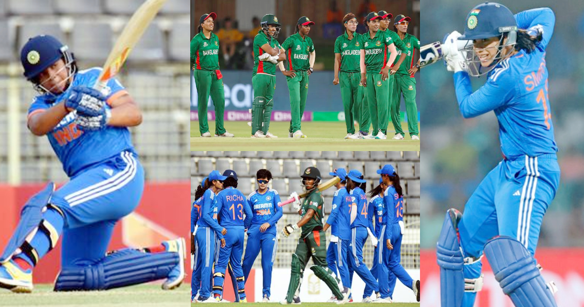 BANW vs INDW: भारत की 'लेडी सहवाग' ने खड़ी कर दी बांग्लादेश की खाट, 7 विकेट से चटाई धूल, 5 मैचों की सीरीज पर 3-0 से बनाई बढ़त 