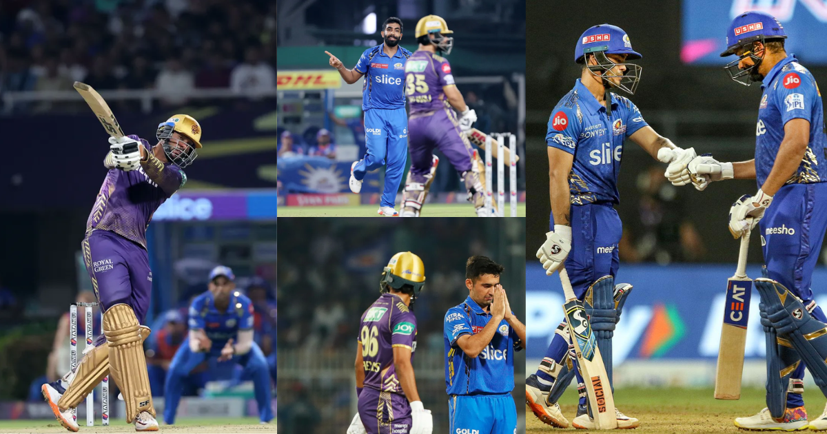 KKR vs MI Highlights: 27 चौके-15 छक्के, मुंबई की लाज के लिए तिलक ने अकेले लड़ी लड़ाई, हर्षित राणा ने KKR को जीत दिलाई, प्लेऑफ़ में किया क्वालिफ़ाई