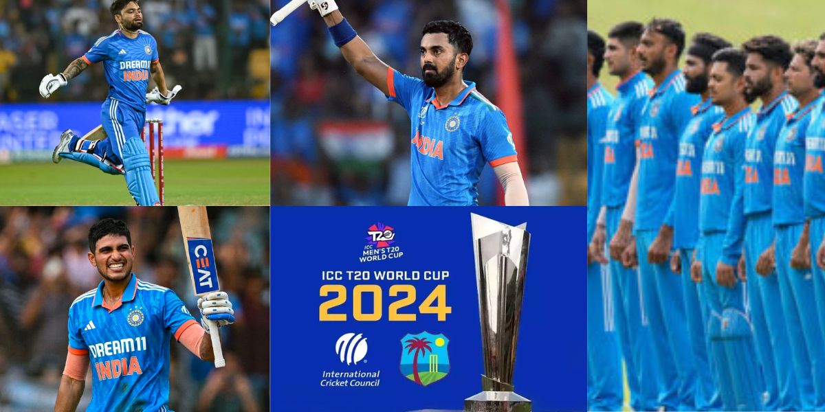 Rinku Singh , Shubman Gill , KL Rahul ,team squad, T20 World Cup 2024