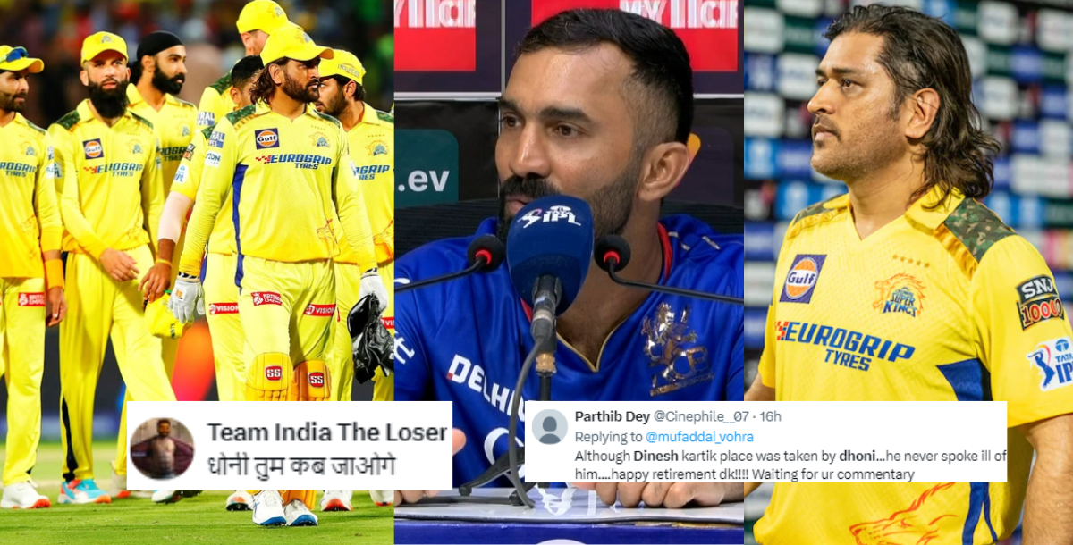 after dinesh karthik announced retirement ms dhoni trolled badly on social media