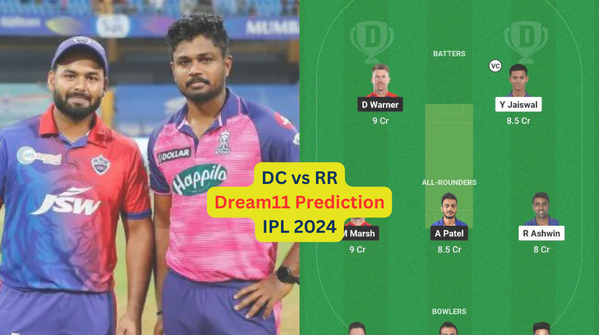 DC vs RR Dream11 Prediction in Hindi