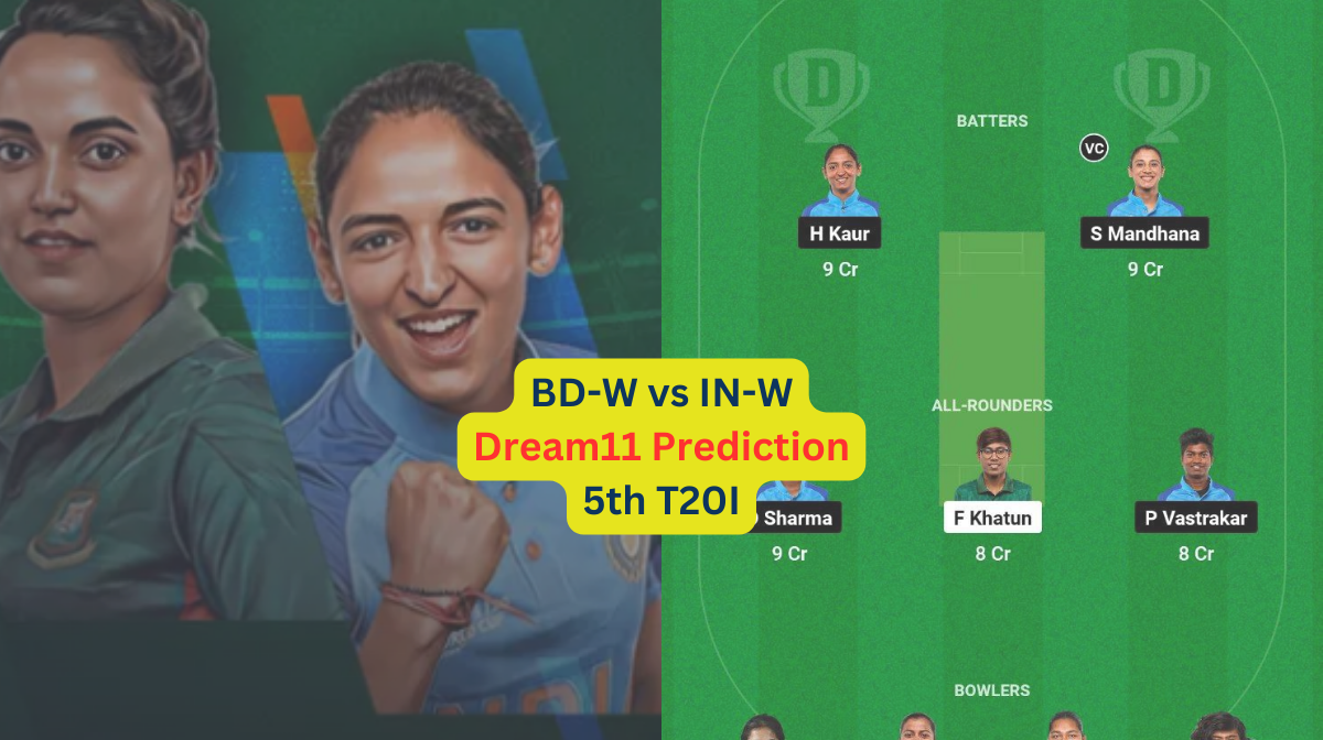 BD-W vs IN-W Dream11 Prediction in Hindi
