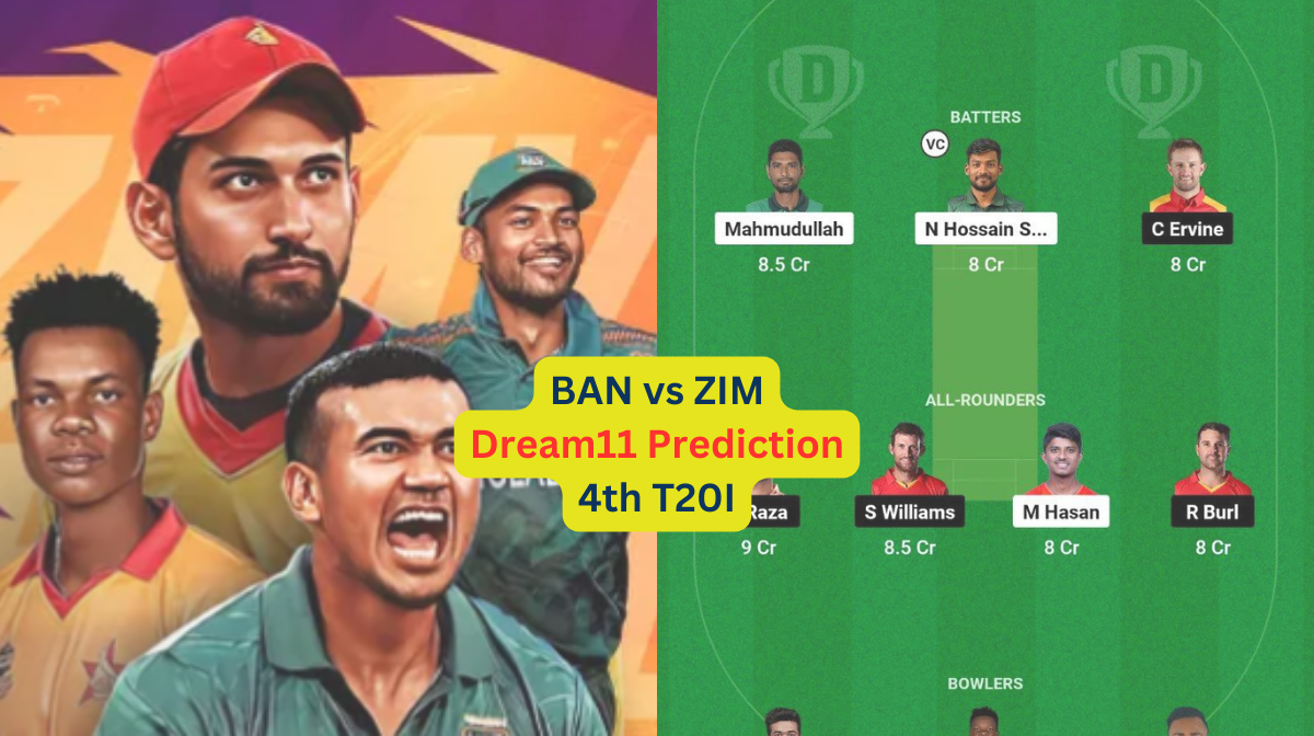 BAN vs ZIM Dream11 Prediction in Hindi