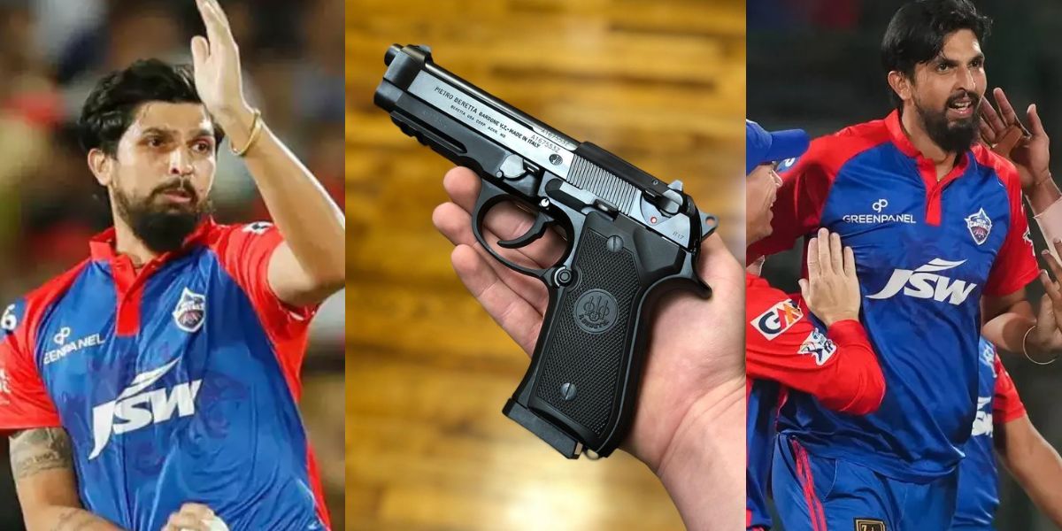 delhi capitals player ishant sharma threatened gun to satish ray video goes viral