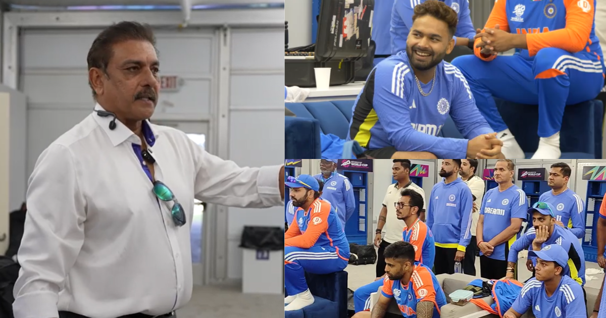 After the IND vs PAK match, Ravi Shastri gave the medal for best fielding to Rishabh Pant.