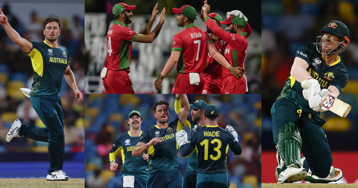 Australia beat Oman by 39 runs in aus-vs-omn match-no-10-in-t20-world-cup-2024