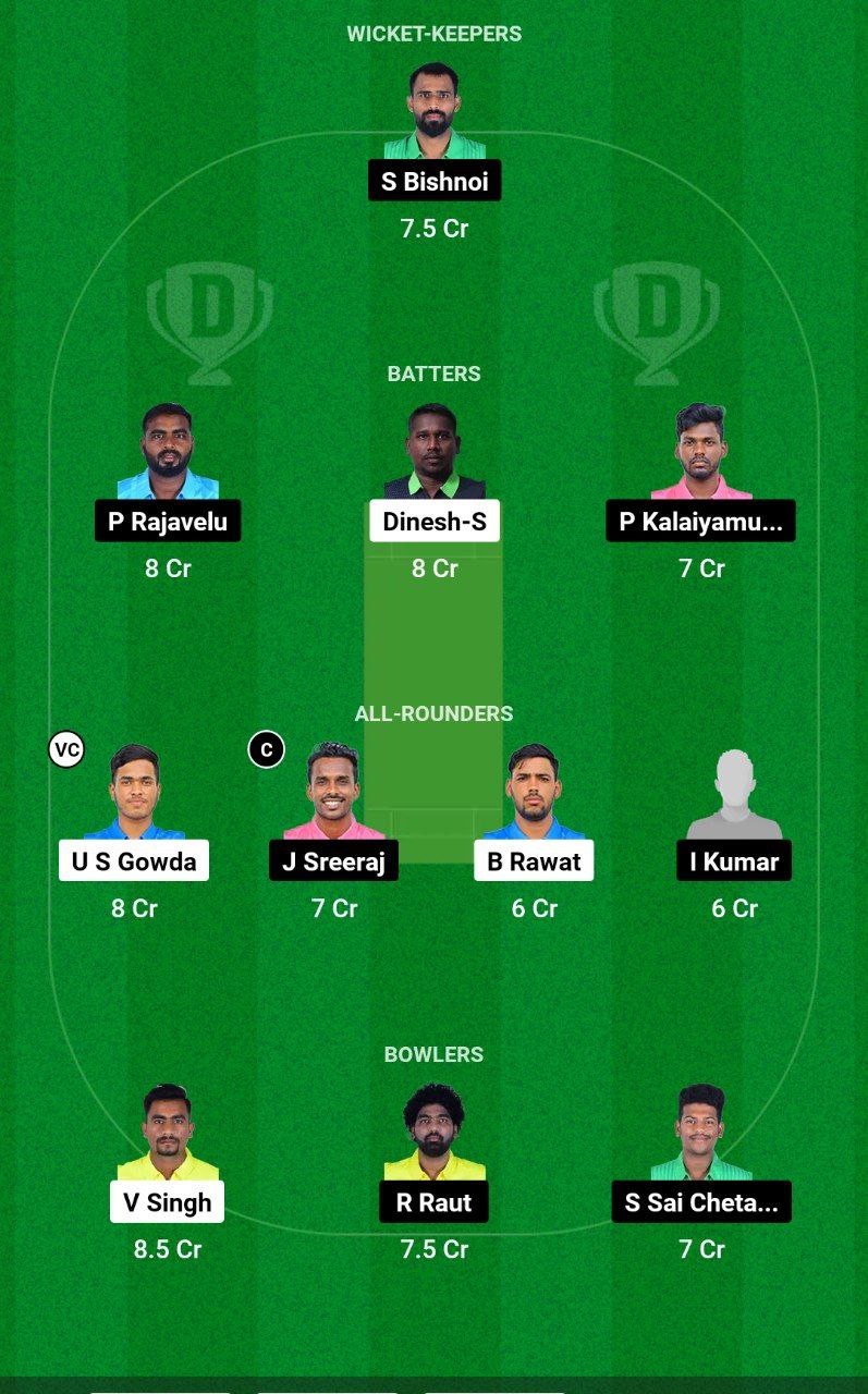 EAG vs KGS Dream11 Team