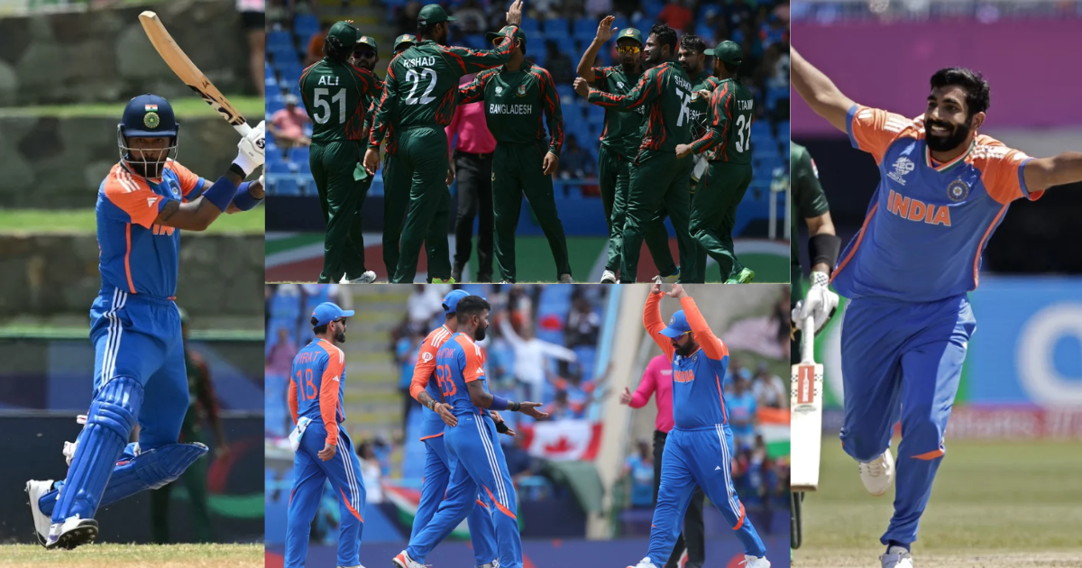 IND vs BAN Highlights: हार्दिक की फिफ्टी, कुलदीप की फिरकी, T20 वर्ल्ड कप 2024 में भारत ने लगाया जीत का पंच, बांग्लादेश को 50 रन से चटाई धूल